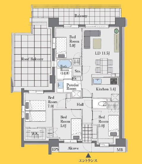 apartment 東京都大田区矢口１丁目5-8 ニックハイム武蔵新田102号室