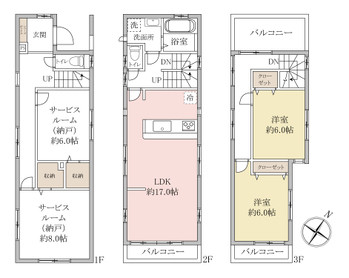 detached 埼玉県朝霞市東弁財１丁目5-8　K・ステージ4F