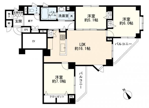 apartment 東京都大田区西蒲田８丁目11-11 リビングライフ蒲田ビル　4階