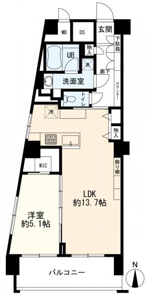apartment 東京都大田区西蒲田８丁目11-11 リビングライフ蒲田ビル　4階