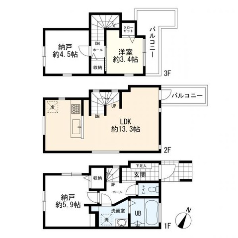 detached 東京都大田区西蒲田８丁目11-11 リビングライフ蒲田ビル　4階