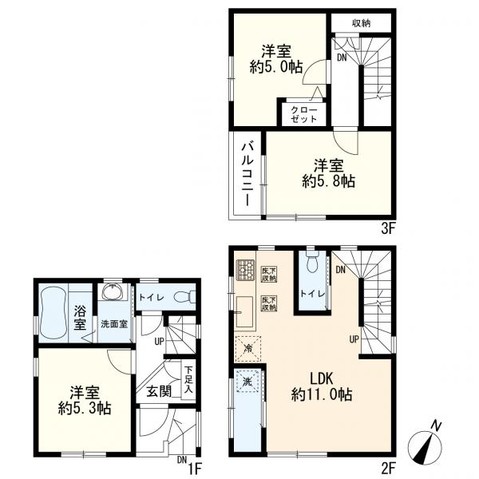 detached 東京都大田区西蒲田８丁目11-11 リビングライフ蒲田ビル　4階