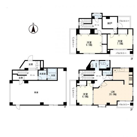 detached 東京都大田区西蒲田８丁目11-11 リビングライフ蒲田ビル　4階