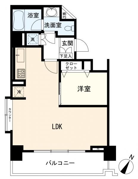 apartment 東京都大田区西蒲田８丁目11-11 リビングライフ蒲田ビル　4階