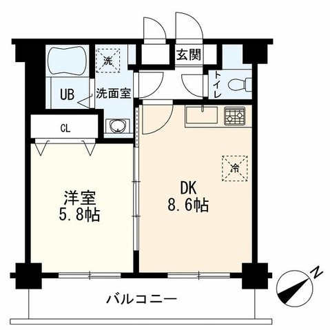 apartment 東京都大田区西蒲田８丁目11-11 リビングライフ蒲田ビル　4階