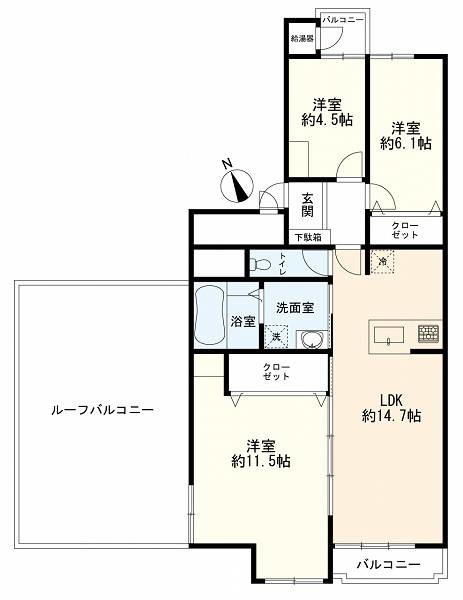apartment 東京都大田区西蒲田８丁目11-11 リビングライフ蒲田ビル　4階