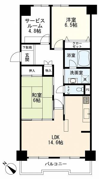 apartment 東京都大田区西蒲田８丁目11-11 リビングライフ蒲田ビル　4階