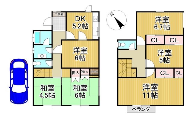 detached 兵庫県川西市けやき坂１丁目
地図を見る