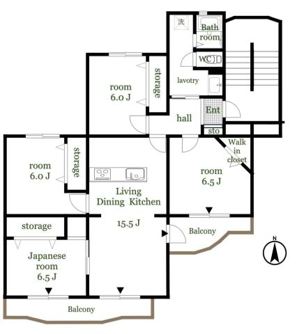 apartment 神奈川県相模原市中央区相模原４丁目6番16号