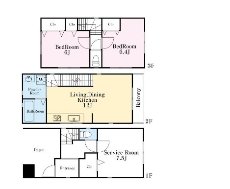 townhouse 神奈川県横浜市旭区二俣川１丁目4-21 二俣川第二ビル2F