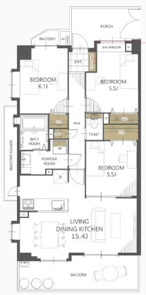 apartment 神奈川県横浜市旭区二俣川１丁目4-21 二俣川第二ビル2F