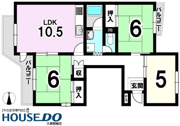 apartment 大阪府大東市川中新町
地図を見る