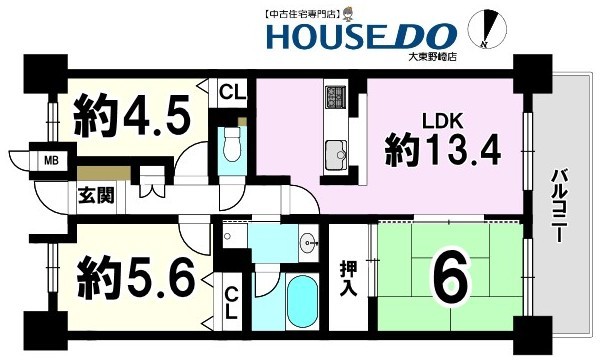 apartment 大阪府四條畷市中野本町
地図を見る