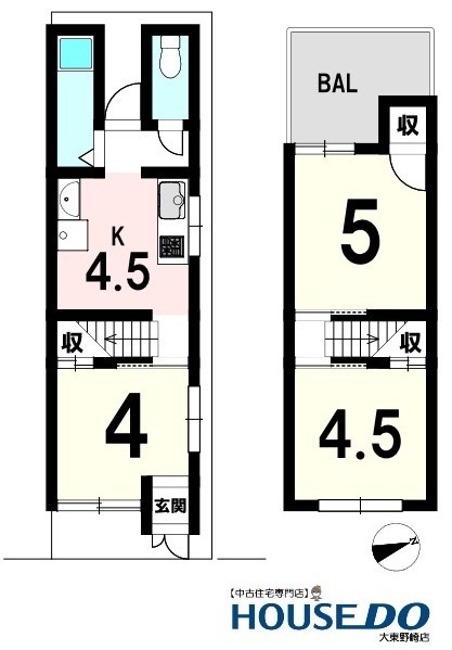 detached 大阪府大東市御供田１丁目
地図を見る