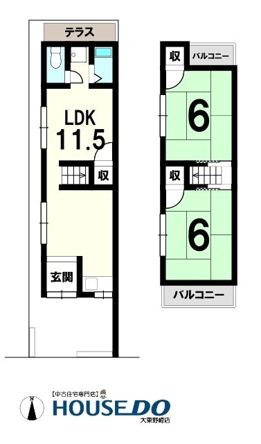 detached 大阪府大東市新田西町
地図を見る