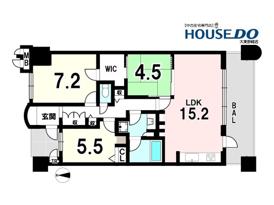 apartment 大阪府大東市氷野３丁目
地図を見る