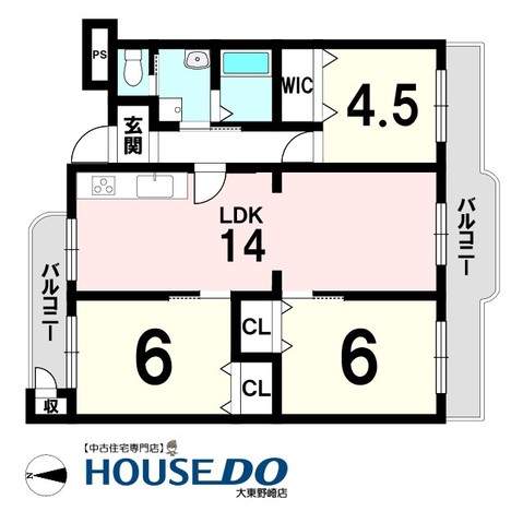 apartment 大阪府大東市川中新町
地図を見る