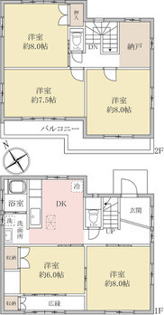 detached 埼玉県越谷市南越谷１丁目21-2ポラスビル1F