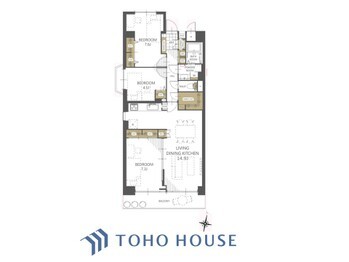 apartment 東京都杉並区阿佐谷南１丁目47-24 KDXレジデンス1F