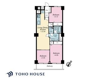 apartment 東京都葛飾区新小岩１丁目51-18 第2クレールパル