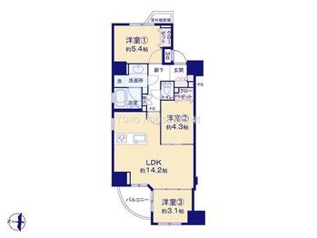 apartment 東京都葛飾区新小岩１丁目51-18 第2クレールパル