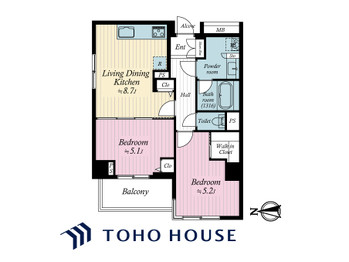 apartment 東京都葛飾区新小岩１丁目51-18 第2クレールパル