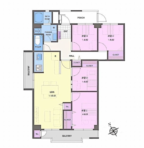 apartment 神奈川県横浜市泉区中田西１丁目1-26　null