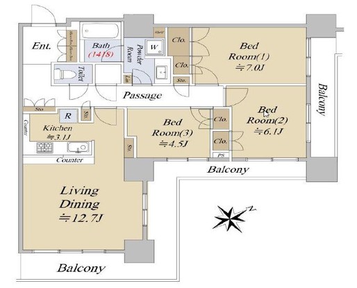 apartment 東京都港区南青山５丁目6番19号 MA5