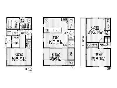 detached 埼玉県戸田市上戸田４丁目
地図を見る
