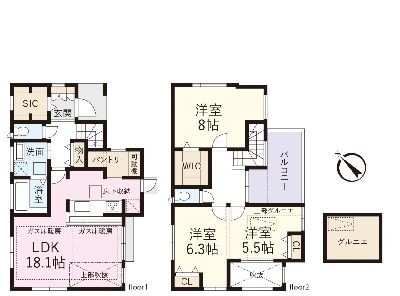 detached 埼玉県さいたま市浦和区神明２丁目12-10