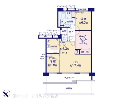 apartment 埼玉県さいたま市見沼区東大宮５丁目31-9 NYビル