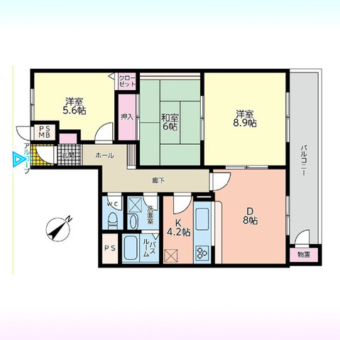 apartment 埼玉県さいたま市見沼区東大宮５丁目31-9 NYビル