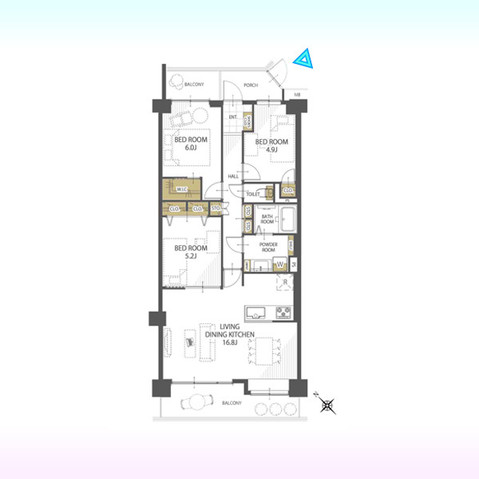 apartment 埼玉県さいたま市見沼区東大宮５丁目31-9 NYビル