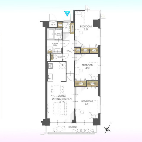apartment 埼玉県さいたま市見沼区東大宮５丁目31-9 NYビル