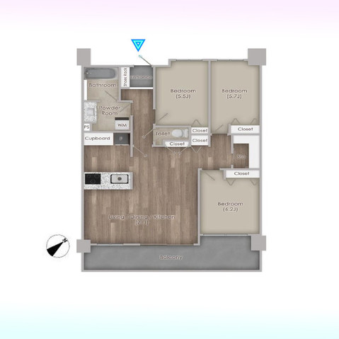 apartment 埼玉県さいたま市見沼区東大宮５丁目31-9 NYビル