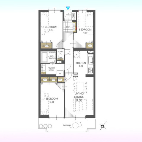 apartment 埼玉県さいたま市見沼区東大宮５丁目31-9 NYビル
