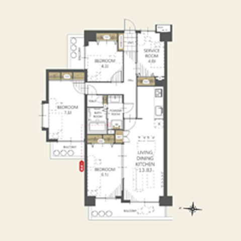 apartment 埼玉県さいたま市見沼区東大宮５丁目31-9 NYビル