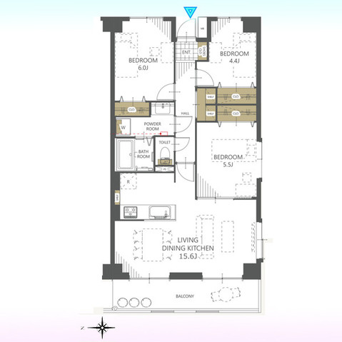 apartment 埼玉県さいたま市見沼区東大宮５丁目31-9 NYビル