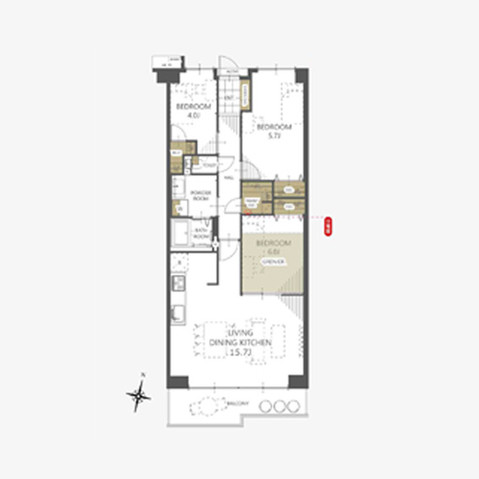 apartment 埼玉県さいたま市見沼区東大宮５丁目31-9 NYビル