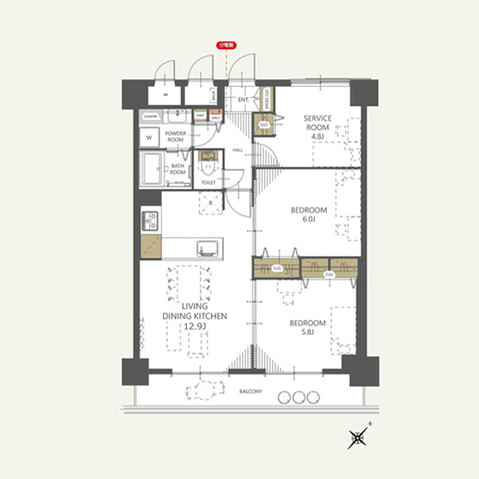 apartment 埼玉県さいたま市見沼区東大宮５丁目31-9 NYビル