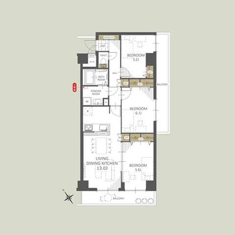 apartment 埼玉県さいたま市見沼区東大宮５丁目31-9 NYビル