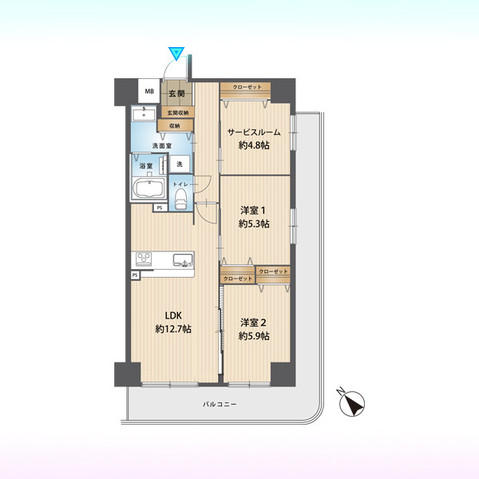 apartment 埼玉県さいたま市見沼区東大宮５丁目31-9 NYビル