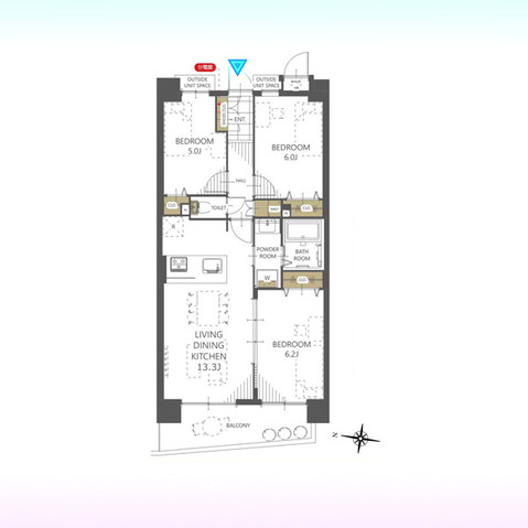 apartment 埼玉県さいたま市見沼区東大宮５丁目31-9 NYビル