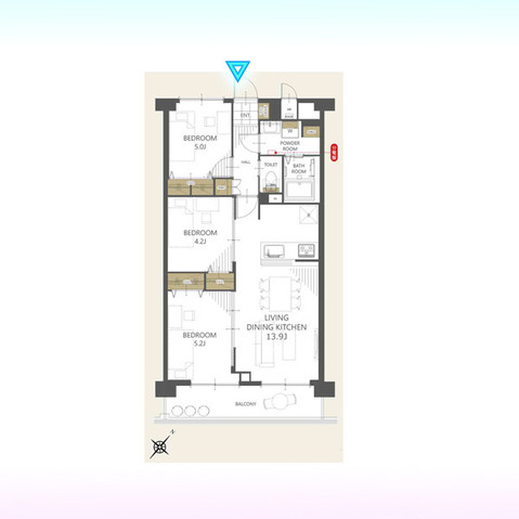 apartment 埼玉県さいたま市見沼区東大宮５丁目31-9 NYビル