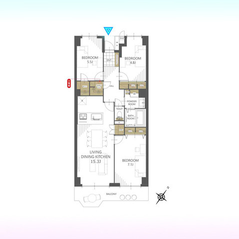 apartment 埼玉県さいたま市見沼区東大宮５丁目31-9 NYビル