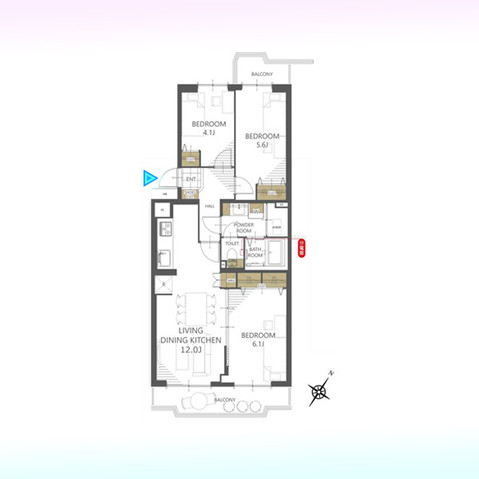 apartment 埼玉県さいたま市見沼区東大宮５丁目31-9 NYビル