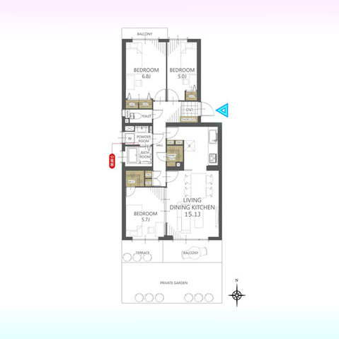 apartment 埼玉県さいたま市見沼区東大宮５丁目31-9 NYビル