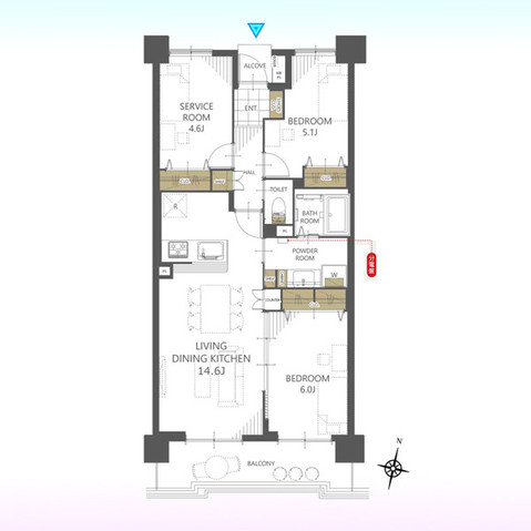 apartment 埼玉県さいたま市見沼区東大宮５丁目31-9 NYビル