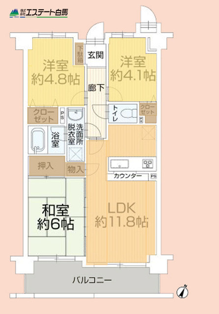 apartment 埼玉県所沢市東所沢１丁目
地図を見る