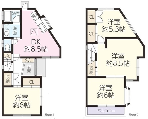 detached 埼玉県富士見市水谷東３丁目
地図を見る